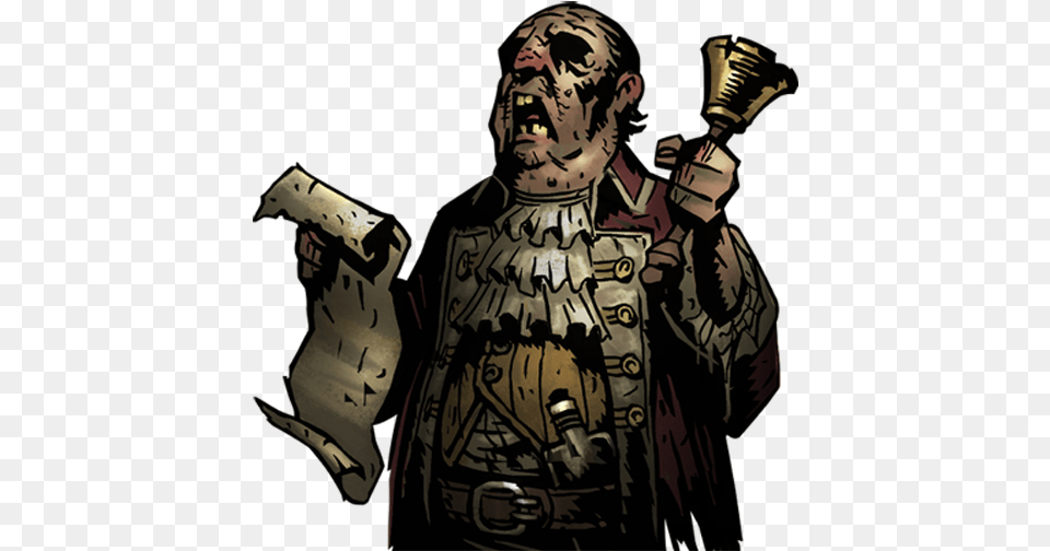 In The Last Panel He Kind Of Looks Like Darkest Dungeon Art Style, Adult, Male, Man, Person Free Png Download