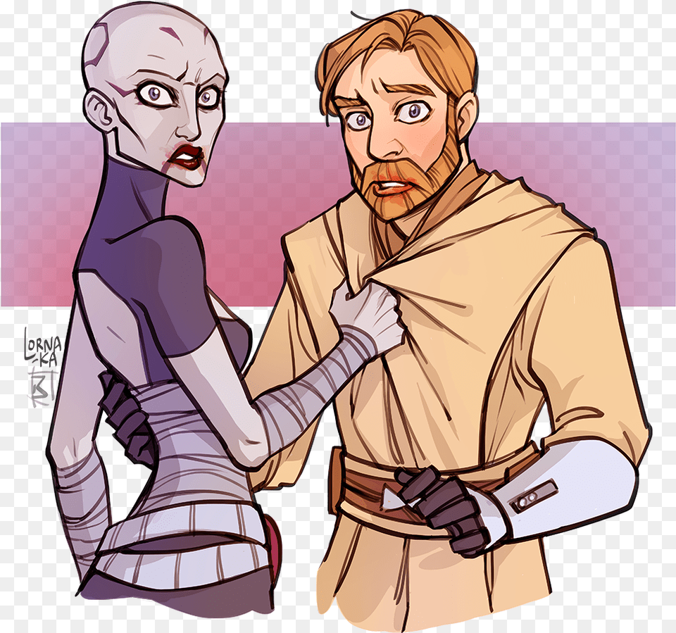 In The Mind39s Eye Obi Wan Kenobi X Ventress, Publication, Book, Comics, Adult Png