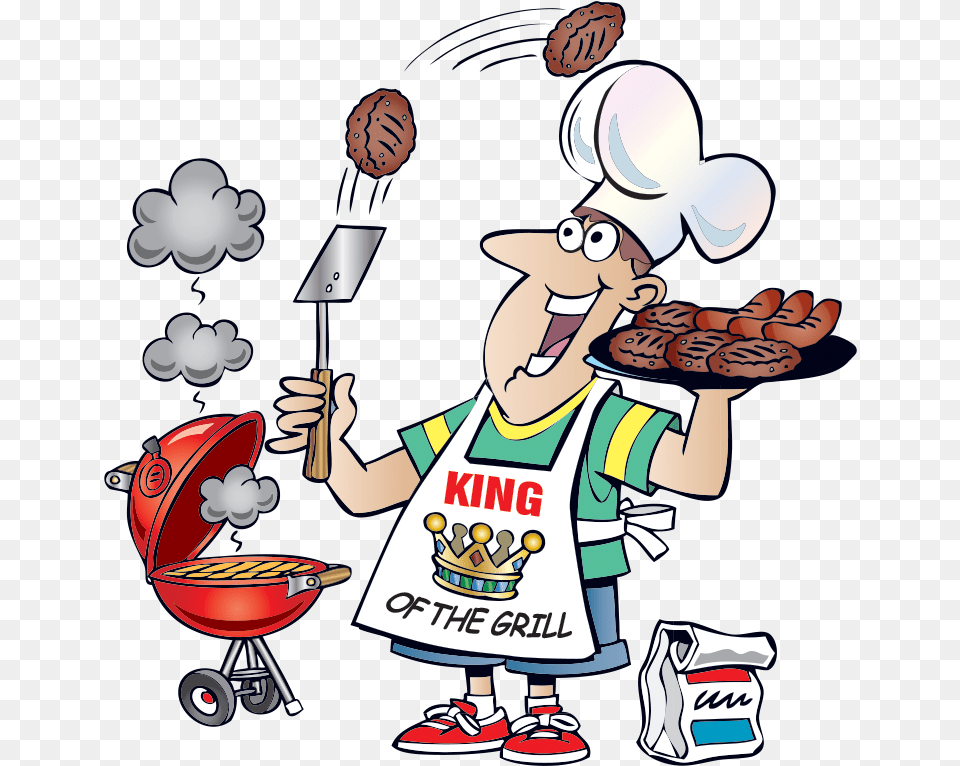 In The News Grill Person Cartoon, Baby, Grilling, Food, Cooking Png