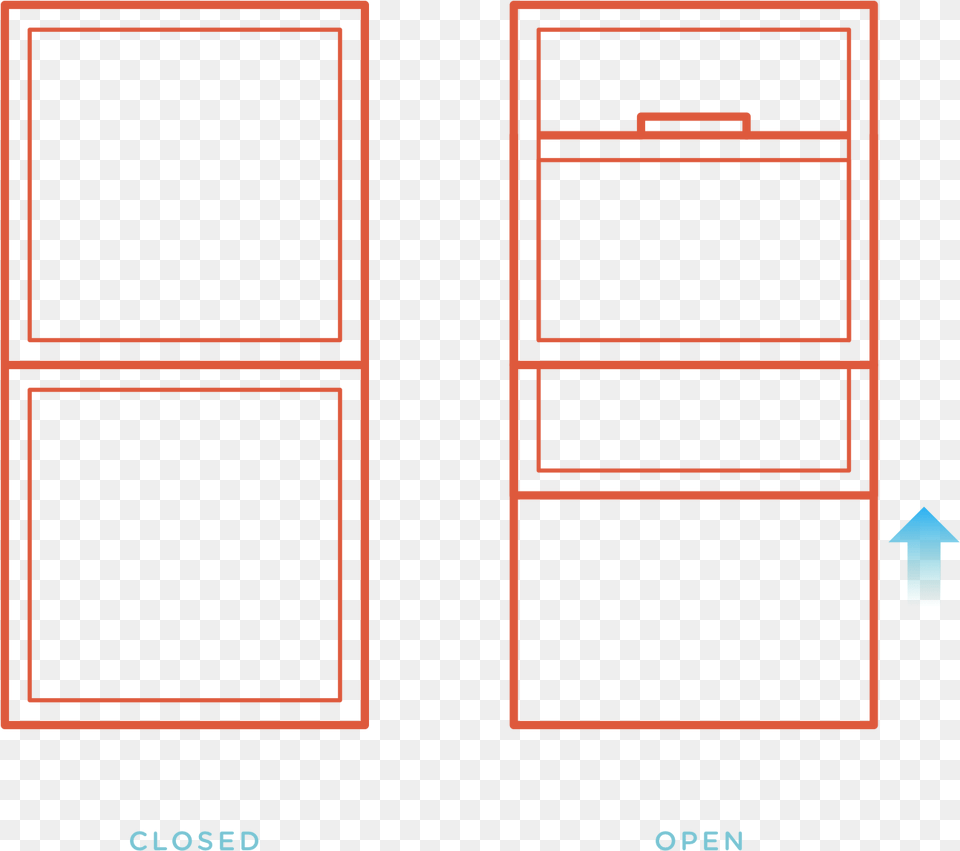 In The Single Hung Window The Bottom Sash Moves Up Diagram Free Png