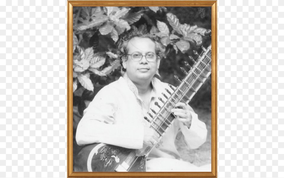 In The World Of Sitar Shri Chandranath Bhattacharya Picture Frame, Person, Face, Head, Music Png
