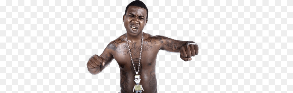 In These Tweets Gucci Mane 2016 Shirtless, Accessories, Necklace, Jewelry, Head Free Png Download