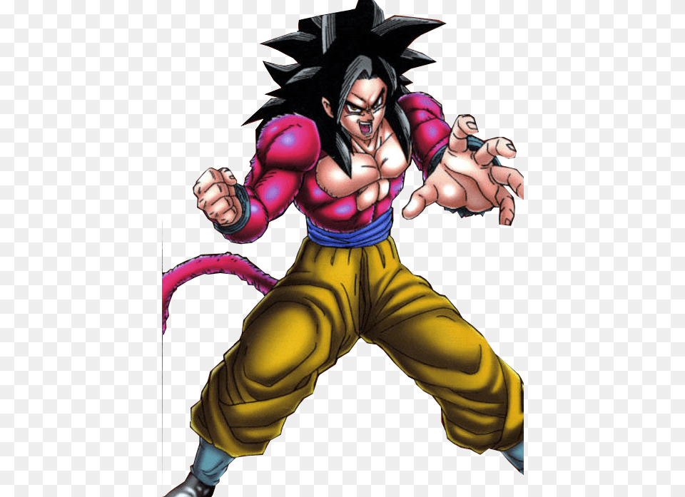 In This Form The Saiyan39s Hair Color Differs The Dragon Ball Songoku, Book, Comics, Publication, Person Free Transparent Png