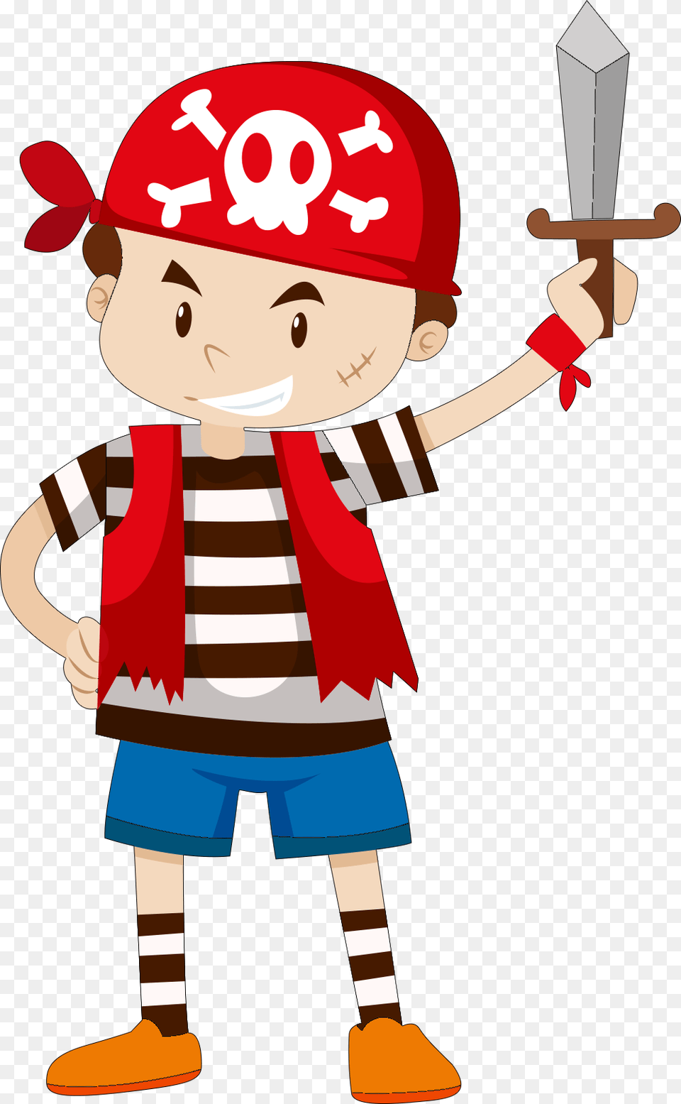 In This Interactive Story Book Trevor S Dream Is About Ilustracion De Pirata, Elf, Baby, Person, Head Free Transparent Png