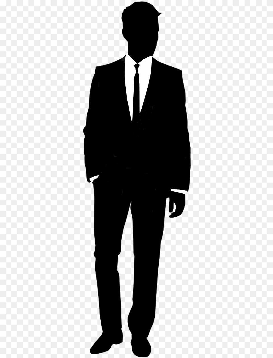 In Tux Silhouette At Fashion Man Clipart, Accessories, Tie, Suit, Tuxedo Free Png