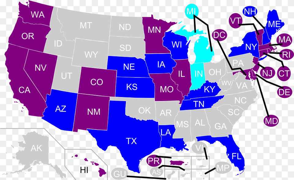 In Wake Of Target Stores Controversy What Are Walmart Map Of Us Political Party, Chart, Plot, Person Free Transparent Png