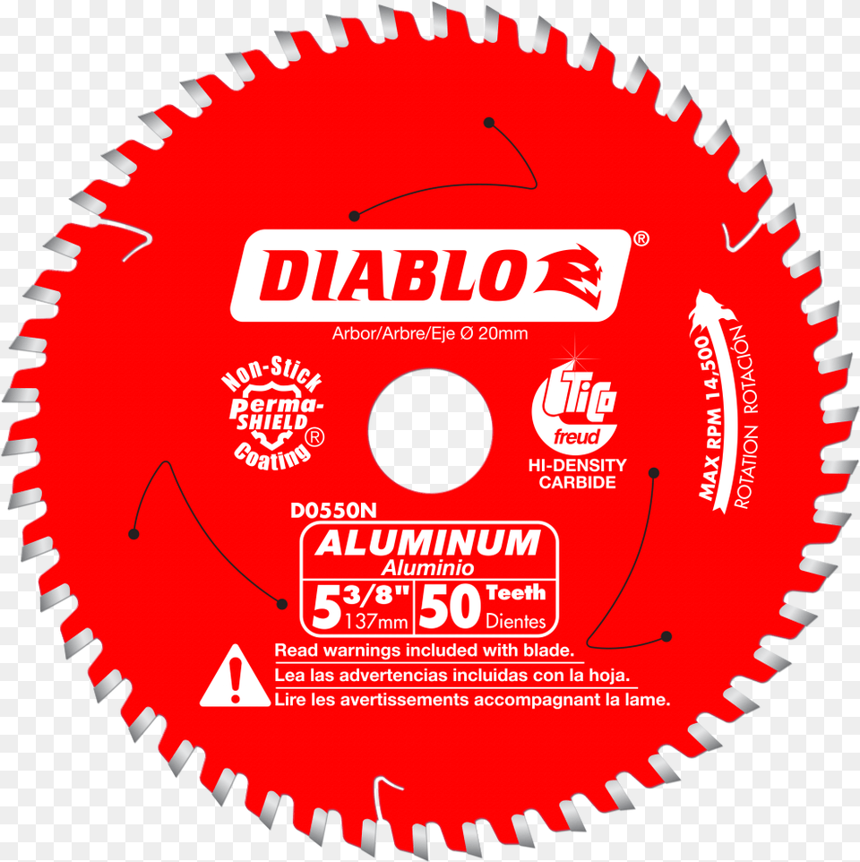 In X 50 Tooth Medium Aluminum Cutting Saw Blade 5 3 8 Aluminum Cutting Blade, Electronics, Hardware, Computer Hardware Free Png Download