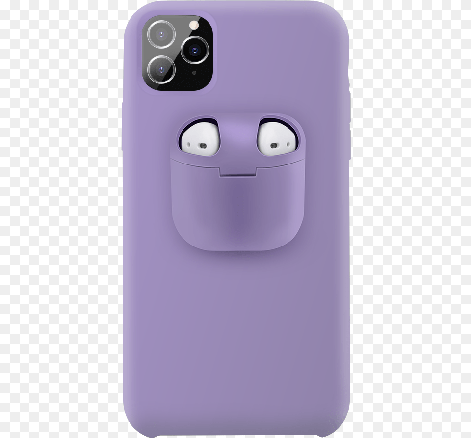 In1 Airpods Phone Case Light Purple Light Purple Phone Case, Electronics, Mobile Phone Free Transparent Png
