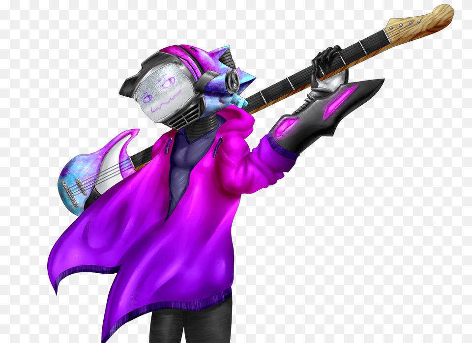 Inactive Account On Twitter Pyro X Flcl Fanart For The Meme, Purple, Adult, Female, Person Free Png Download