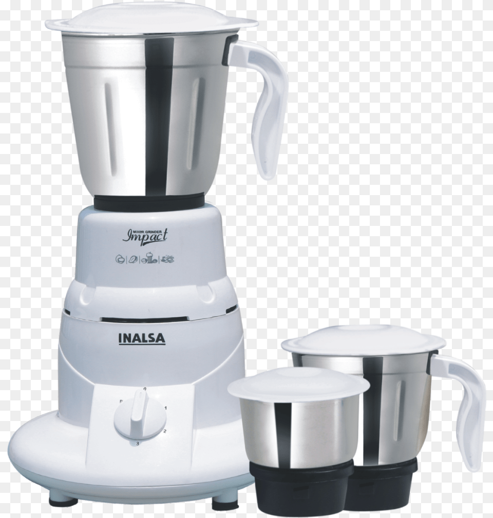 Inalsa Impact 550w 3 Jars Mixer Grinder, Appliance, Device, Electrical Device, Blender Png Image