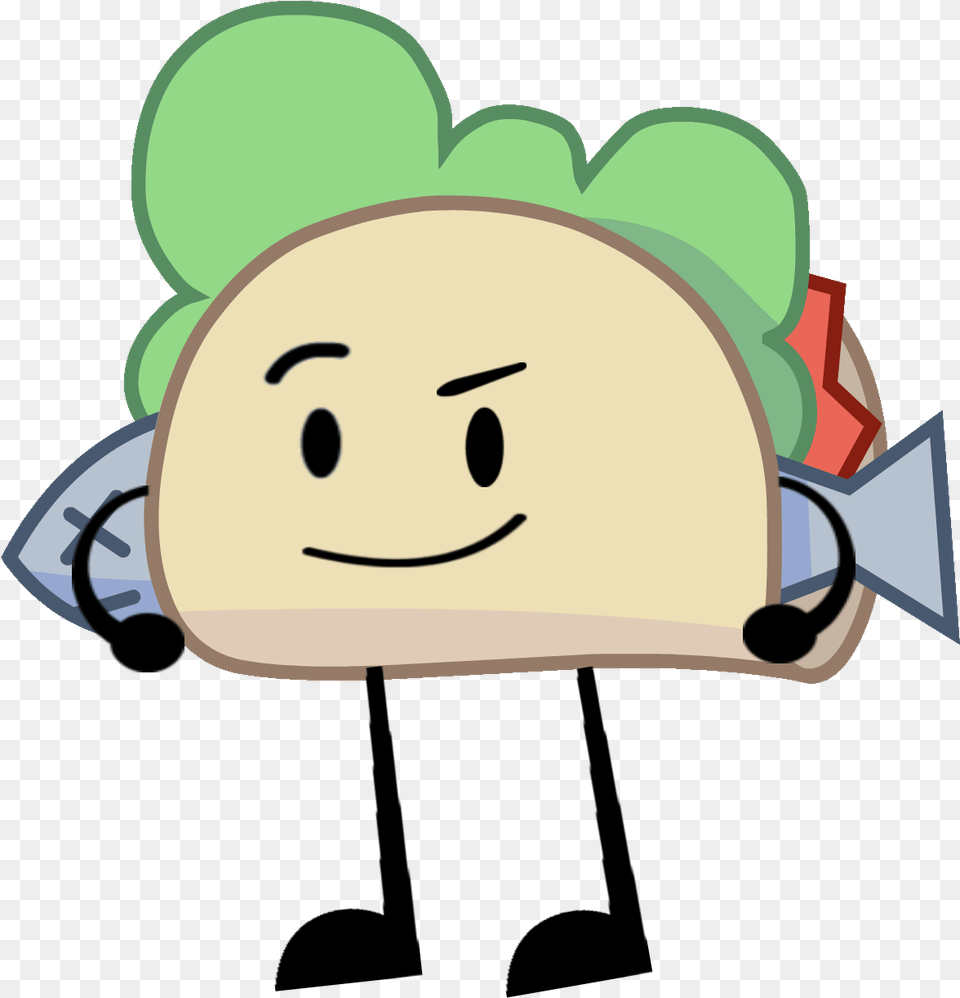 Inanimate High Battle For Dream Island Bfb Taco, Bag, Clothing, Hat, Baby Png