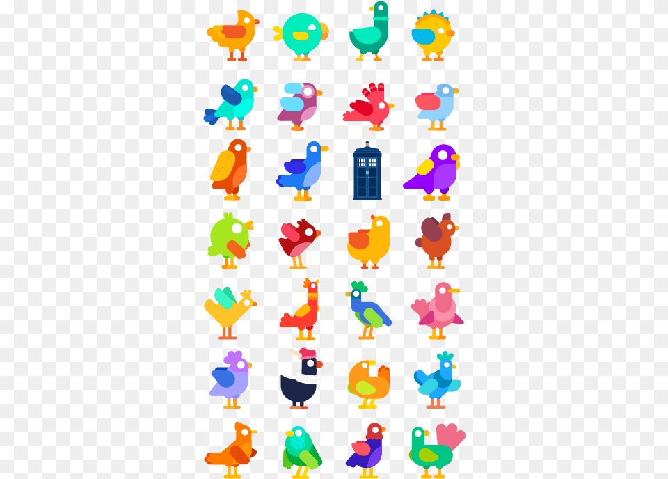 Inanutshell Kurzgesagt Patreon Bird Army Kurzgesagt Bird, Animal, Chicken, Fowl, Poultry Free Png Download