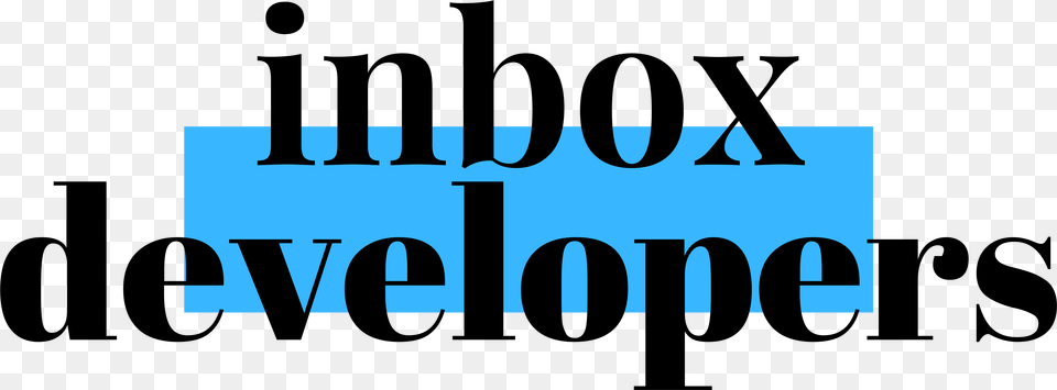 Inbox Developers Logo, Text Free Png