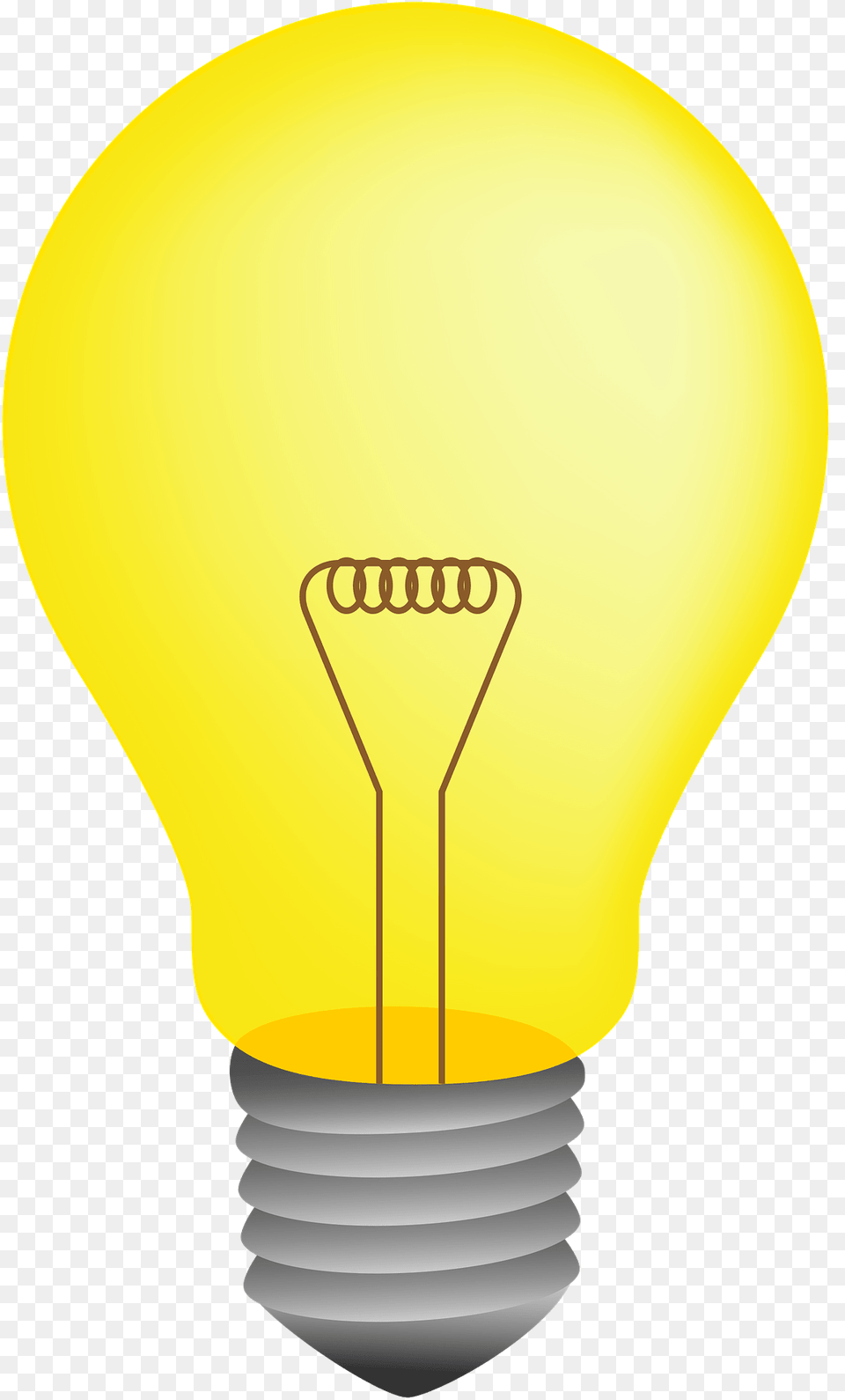 Incandescent Light Bulb Clipart, Lightbulb Free Png