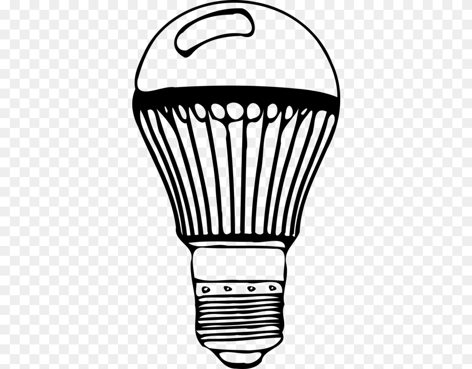 Incandescent Light Bulb Led Lamp Light Emitting Diode, Gray Free Png