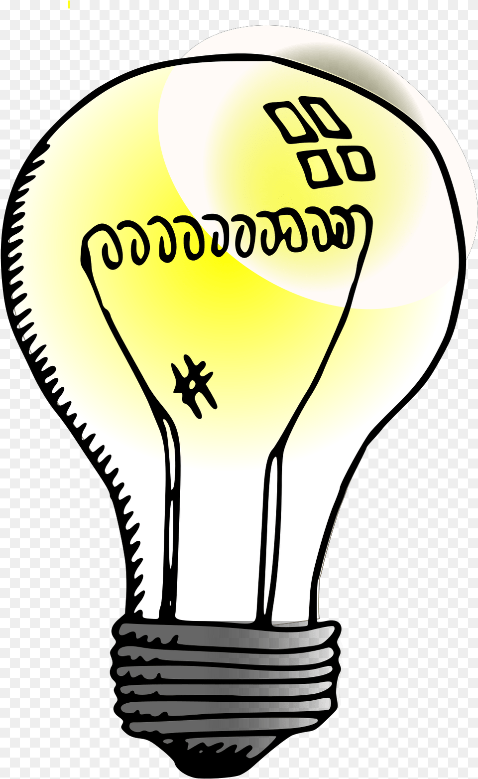 Incandescent Light Bulb Svg Vector Transparent Background Lightbulb Clipart, Person Png Image