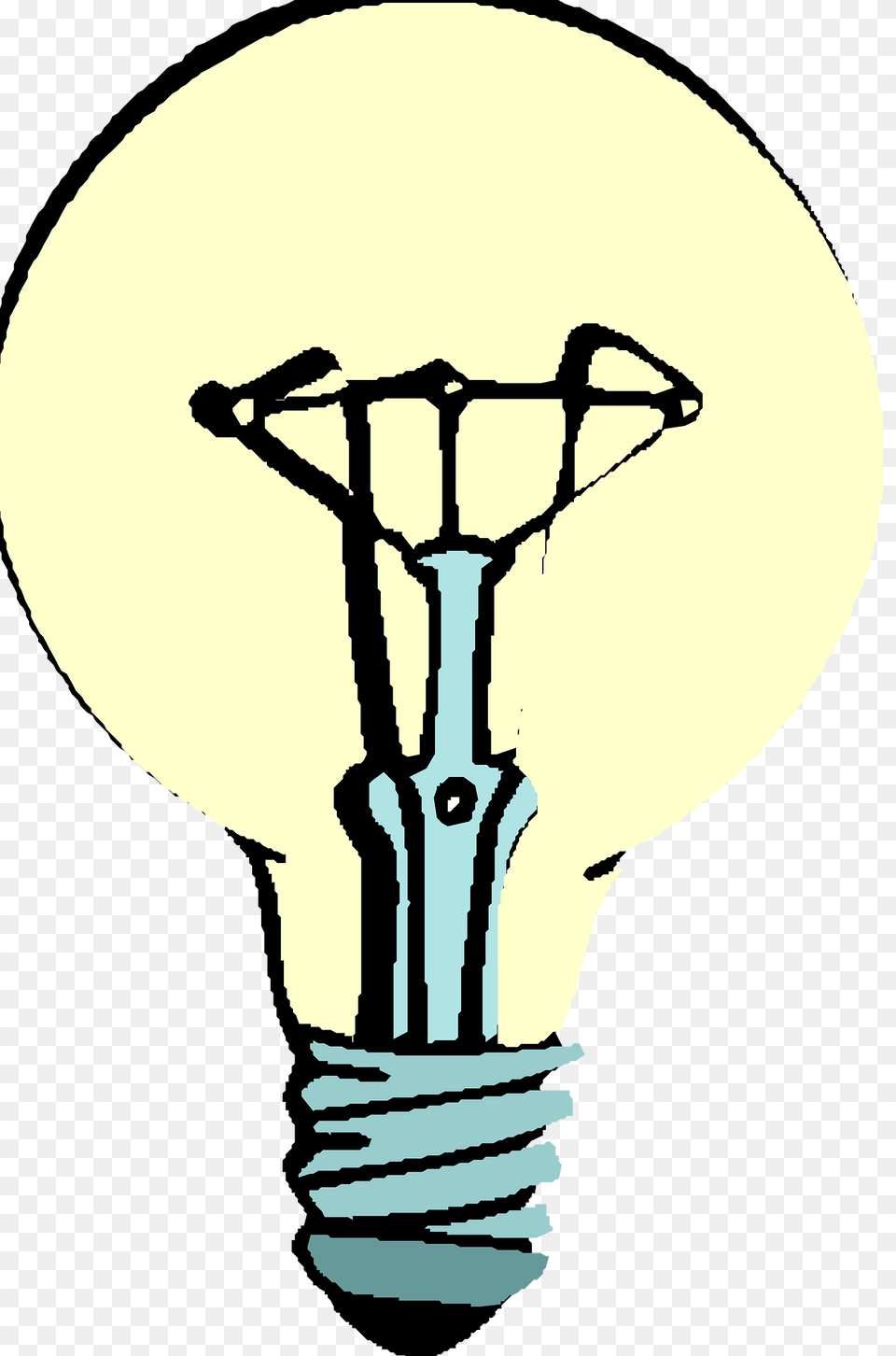 Incandescent Light Clipart, Lightbulb, Smoke Pipe, Person Free Png