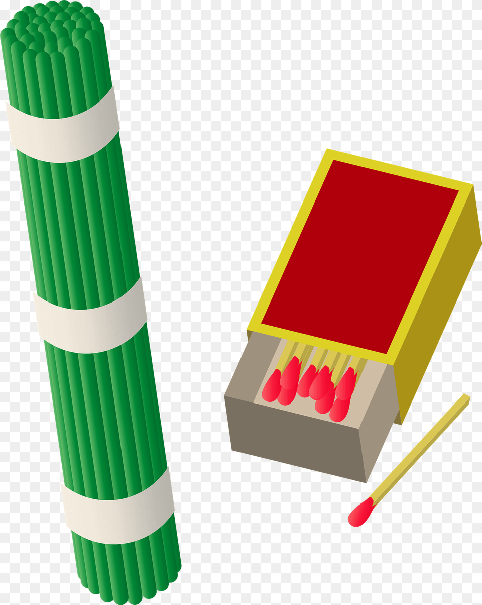 Incense Sticks And Matches Clipart, Dynamite, Weapon Png Image