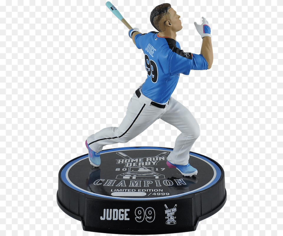 Inch Baseball Figures Aaron Judge Figurine Home Run Derby, Person, People, Boy, Child Png Image