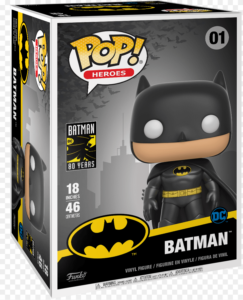 Inch Batman Funko Pop, Box, Person Free Transparent Png