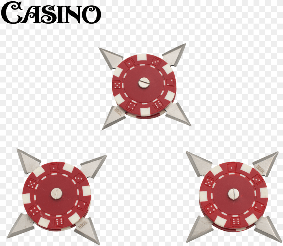 Inch Casino Poker Chip Throwing Star Red With Case Poker Chip, Wristwatch Png Image