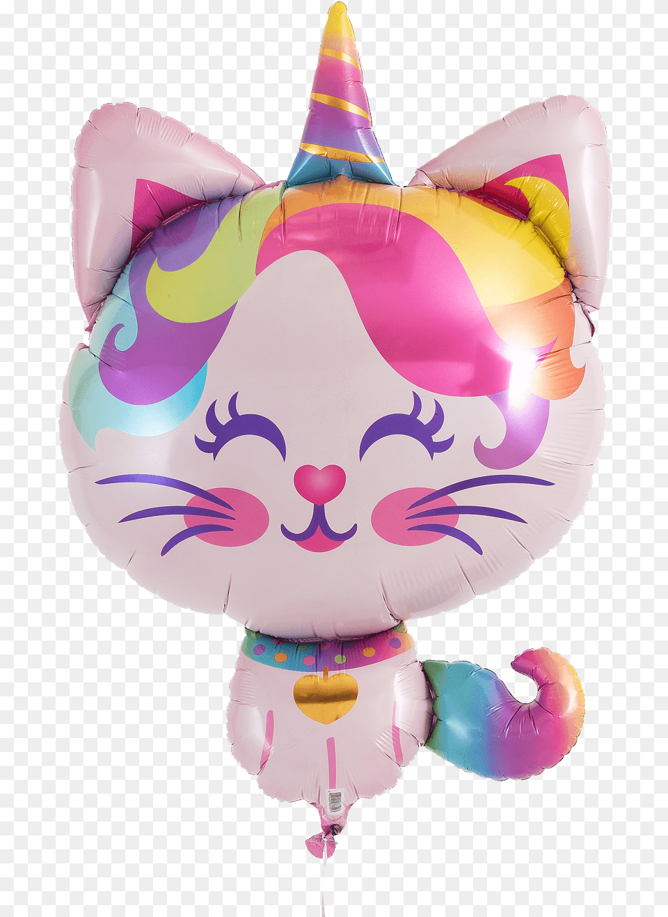 Inch Caticorn Supershape Balloon This Is A Cross Cat, Clothing, Hat, Baby, Person Free Png