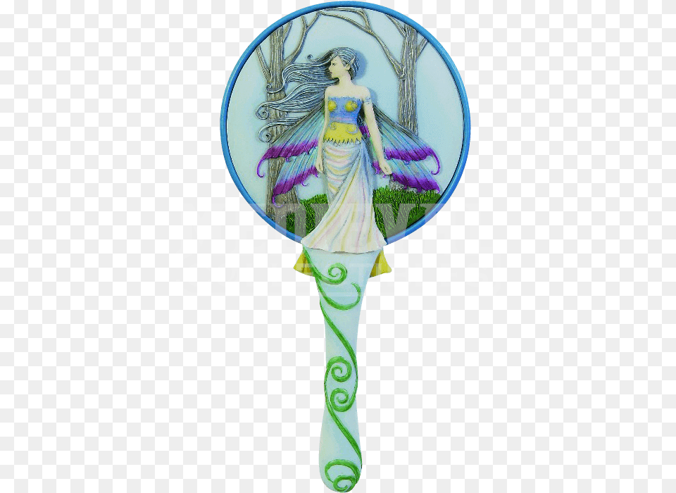 Inch Cold Cast Resin Eternity Fairy Hand Held Mirror, Adult, Bride, Female, Person Free Transparent Png