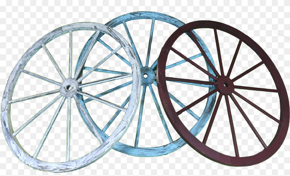 Inch Colored Wagon Wheel Wall Art Png
