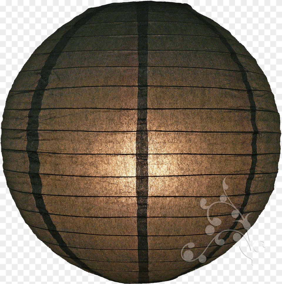 Inch Large Black Round Lanterns Paper Lantern, Lamp, Lampshade Png Image