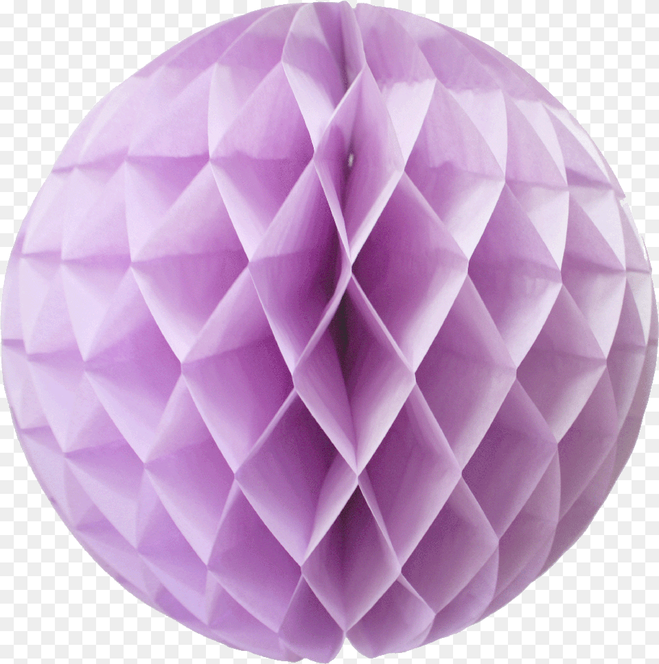 Inch Lavender Honeycomb Lanterns Paper Ball Decor, Sphere, Crystal, Dahlia, Flower Png Image