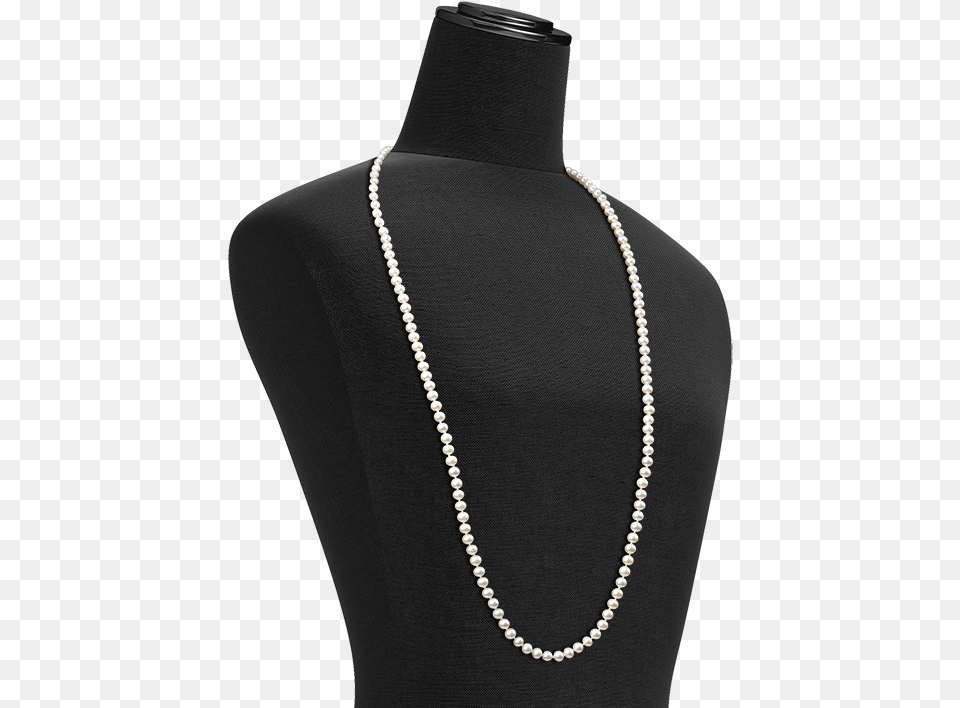 Inch Opera Pearl Necklace Size On Mannequin, Accessories, Jewelry, Bead, Bead Necklace Free Png