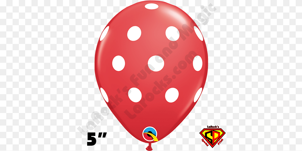 Inch Round Big Polka Dot Red White Dots Qualatex 100ct Pink Polka Dot Balloons, Balloon, Pattern Png Image