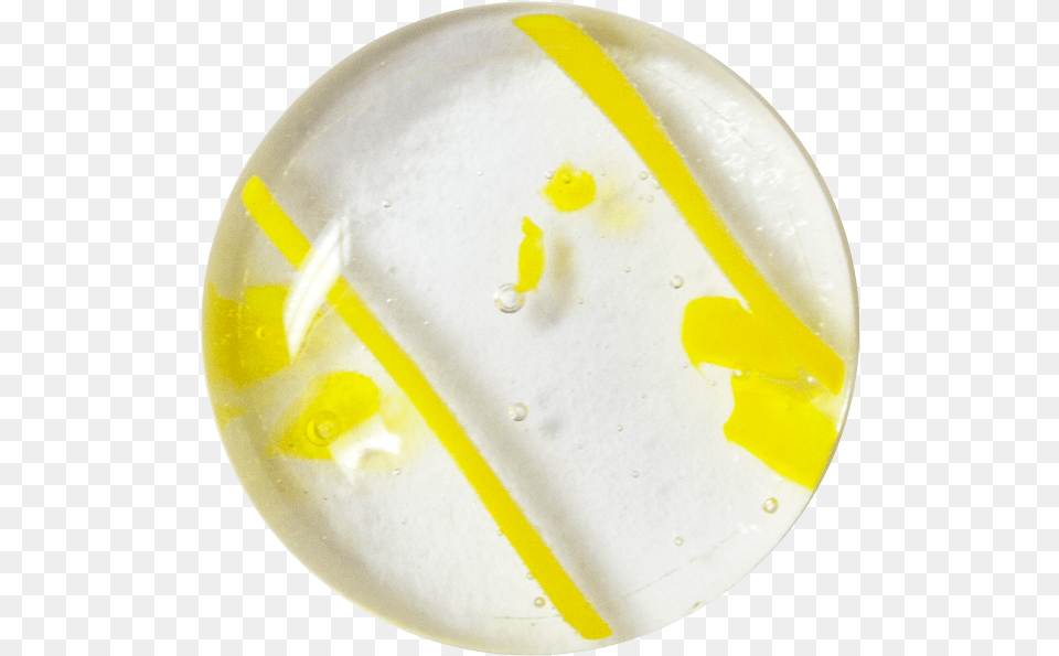 Inch Round Yellow Confetti On Clear Transparent Fused Circle, Food, Food Presentation, Cream, Dessert Free Png Download