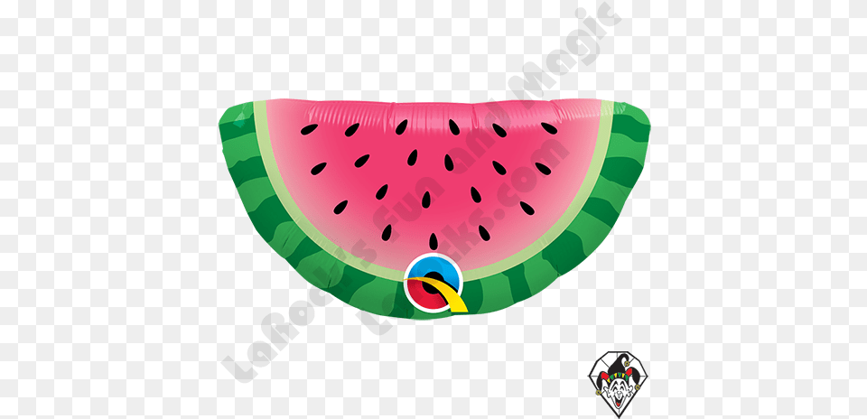 Inch Shape Watermelon Slice Foil Balloon Qualatex 1ct Watermelon, Food, Fruit, Plant, Produce Free Transparent Png