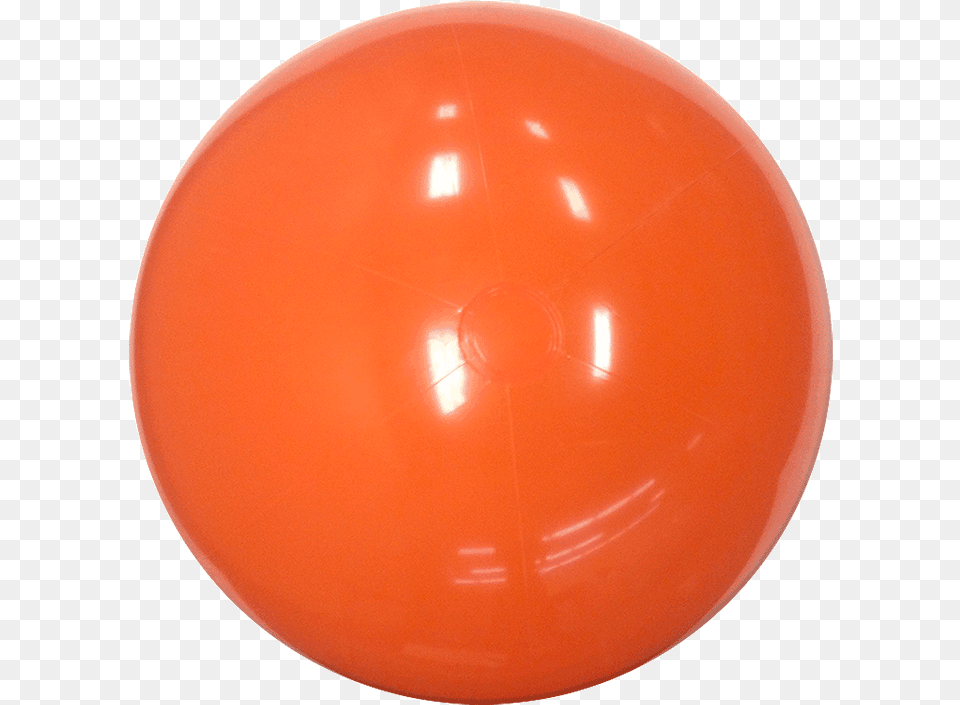 Inch Solid Orange Beach Balls Sphere Free Png Download