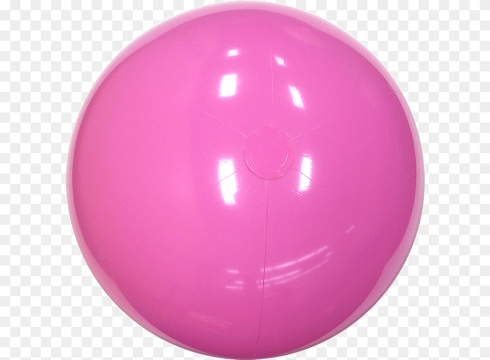 Inch Solid Pink Beach Balls Sphere Png Image