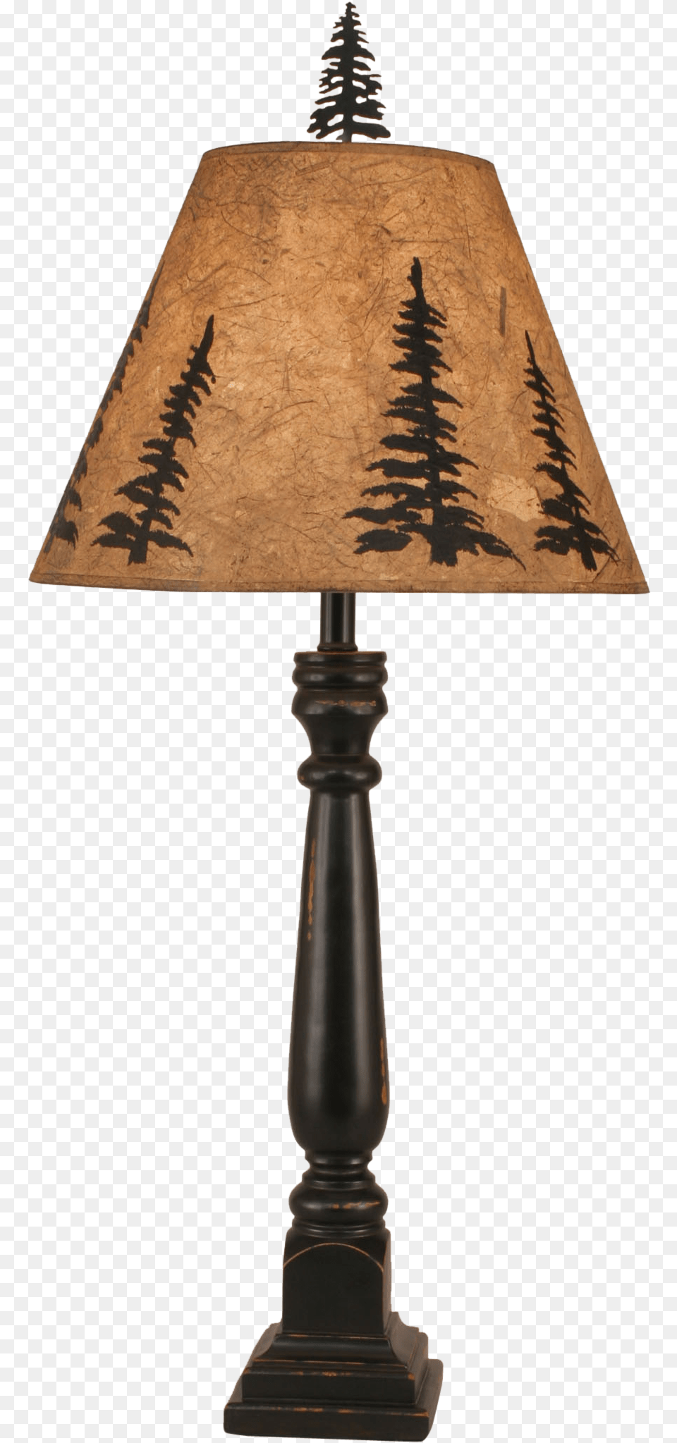 Inch Tall Rustic Buffet Lamp Lighting, Lampshade, Table Lamp Png