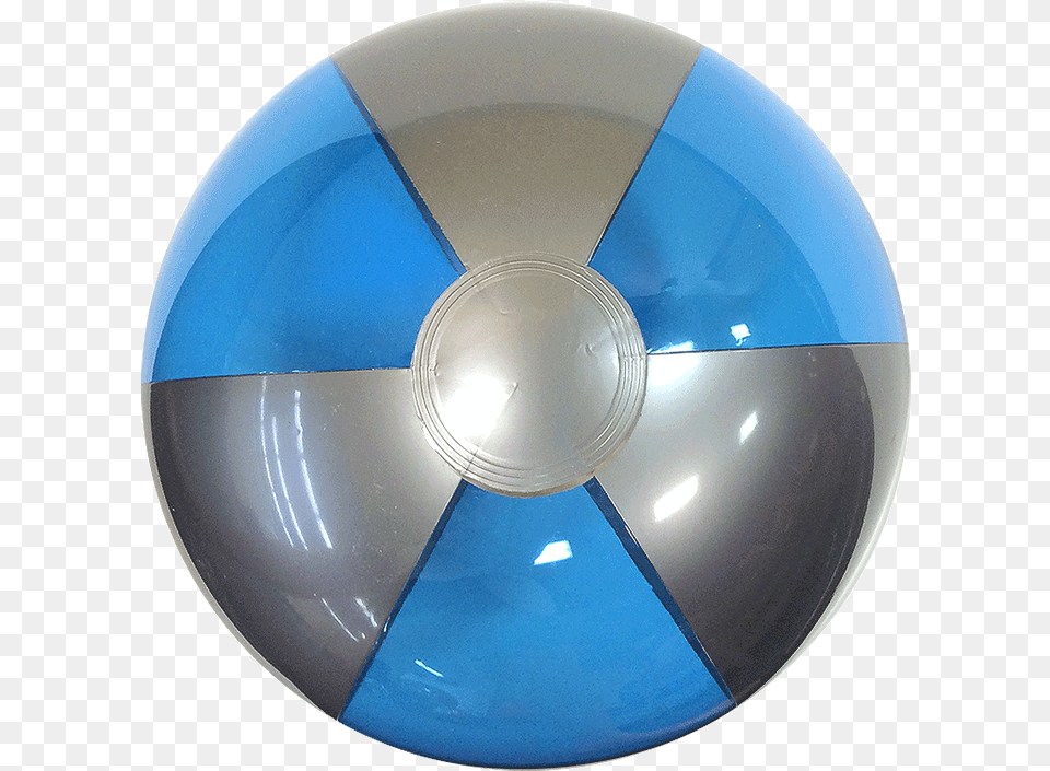 Inch Translucent Blue Amp Silver Beach Balls Circle, Sphere, Pottery, Disk Png Image