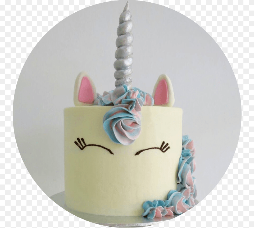 Inch Unicorn Cake, Birthday Cake, Cream, Dessert, Food Free Transparent Png