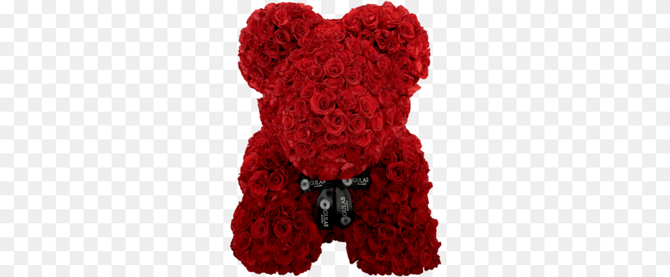 Inches Tall Preserved Luxe Red Rose Bear Teddy Bear, Birthday Cake, Plant, Food, Flower Free Png