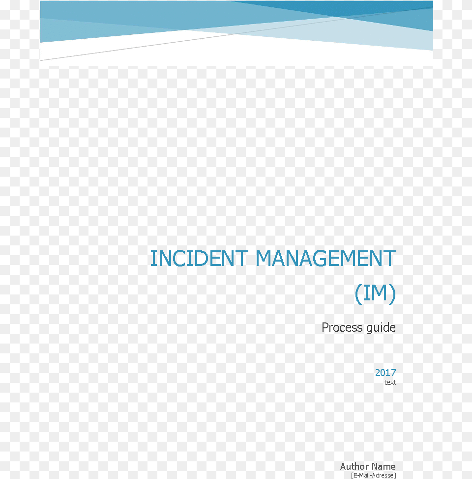 Incident Management U2013 Itil V3 Process Guide U2013 Itil, Page, Text, Electronics, Screen Png Image