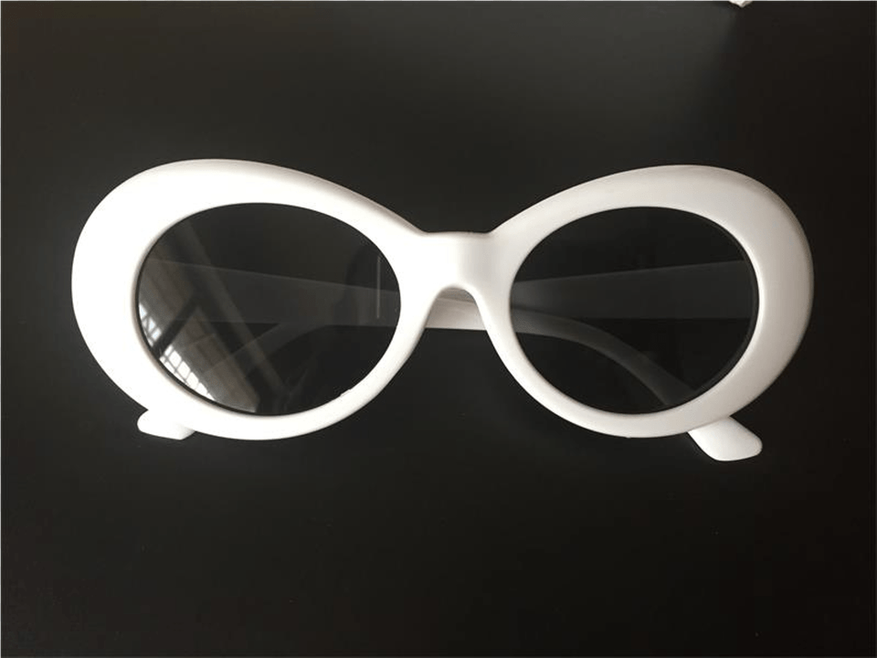 Incio White And Black Clout Goggles, Accessories, Glasses, Sunglasses Png