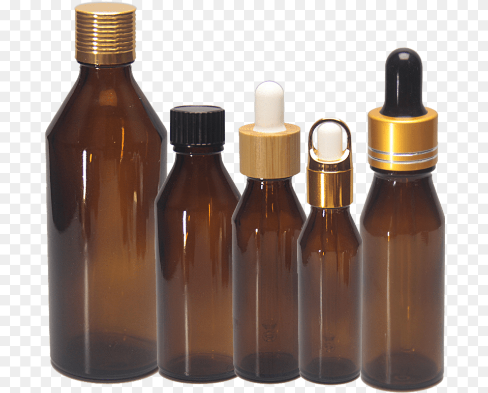 Inclined Shoulder Glass Bottle For Essential Oils Glass Bottle, Cosmetics, Perfume Png Image