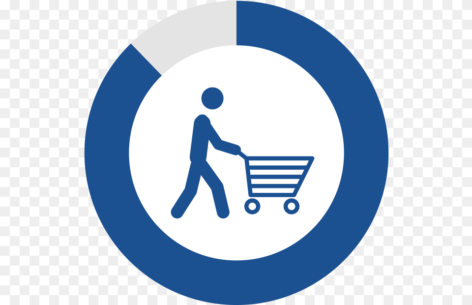 Inclusive Design Shopping Cart Clipart With Person Icon Transparent Shopping, Shopping Cart, Disk, Walking Free Png Download