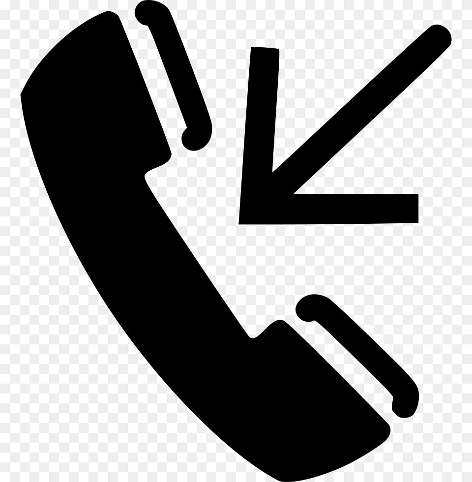 Incoming Call Incoming Call Icon, Stencil, Smoke Pipe, Electronics, Phone Free Transparent Png