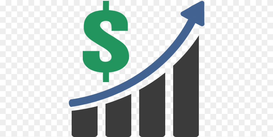 Increase Efficiency With Crm And Accounting Green Increase Sales Icon, Handrail, Number, Symbol, Text Free Transparent Png