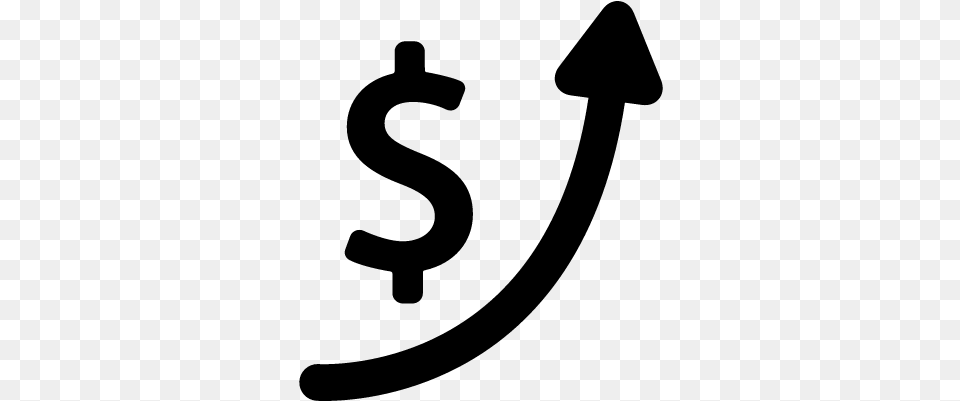 Increase Money Vector Icono Incremento, Gray Png