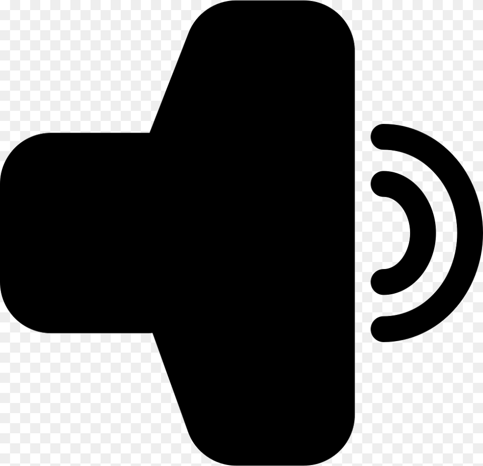 Increase Volume Speaker Interface Symbol Comments Loudspeaker, Silhouette, Adapter, Electronics, Stencil Png