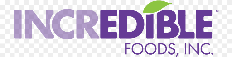 Incredible Foods Logo, Green, Purple, Text Free Transparent Png