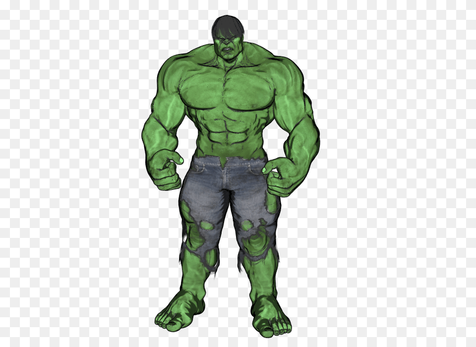 Incredible Hulk, Green, Adult, Man, Male Free Png